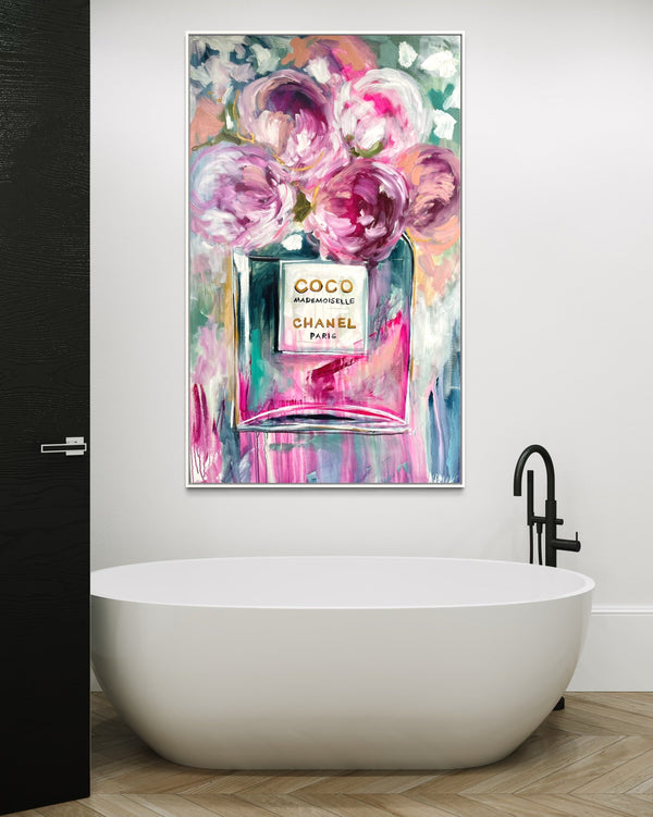 Coco Mademoiselle- original on gallery canvas 90x150 cm - Art by