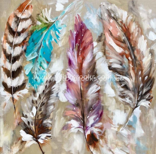 A Feathers Whisper - Art Print Art