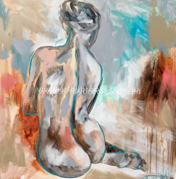 Blush Nude 4 - Art Print Art