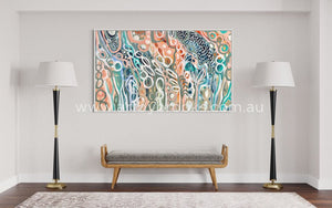 Calling Of The Kakadu - Original On Gallery Canvas 90X150Cm Medium Sized Originals