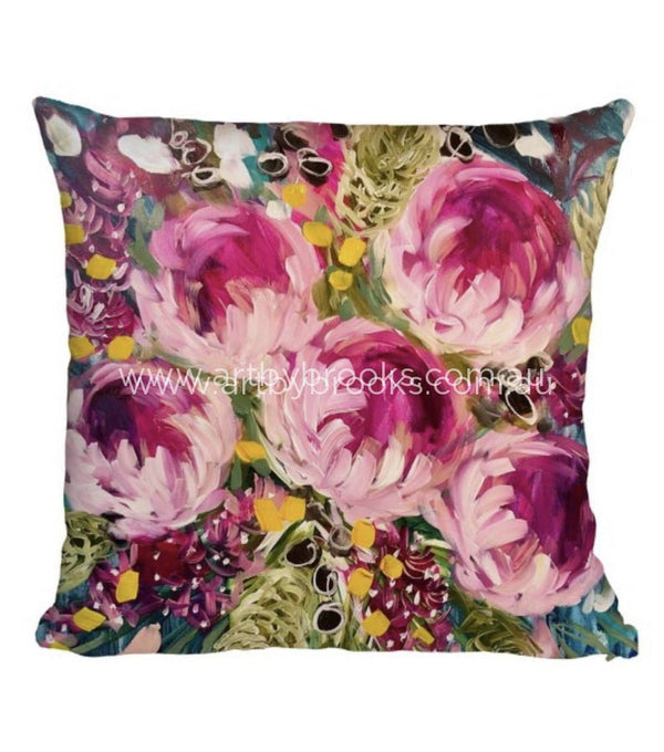 Midnight Peony - Bespoke Cushion Cushions