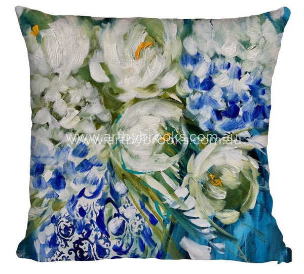 Midsummer Blooms - Linen Cushion Cover Cushions