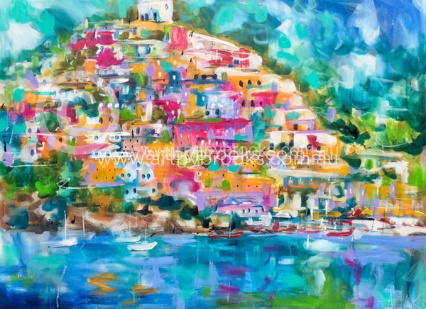 Positano Italy - Art Print Art