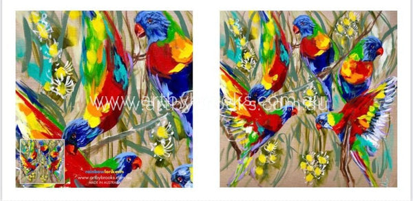 Rainbow Lorikeets Cards