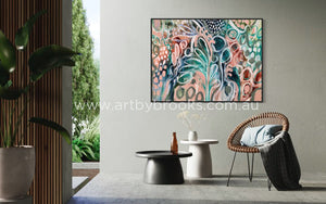 Sanctuary Cove - Original On Gallery Canvas 75X100 Cm Medium Sized Originals