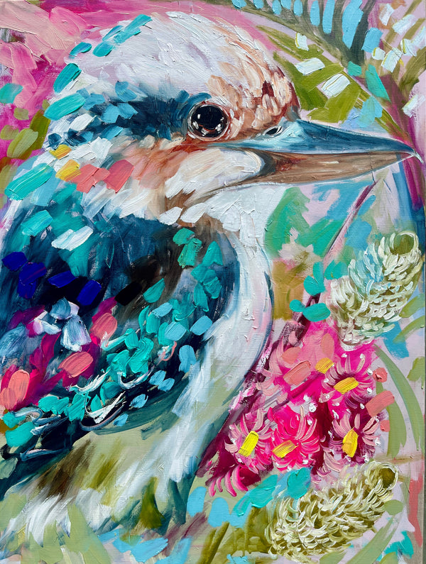 Clancy Kookaburra  - art print