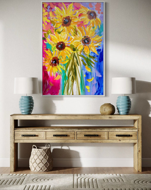 You are my sunshine - 60x90cm - Original on gallery canvas - lay by welcome