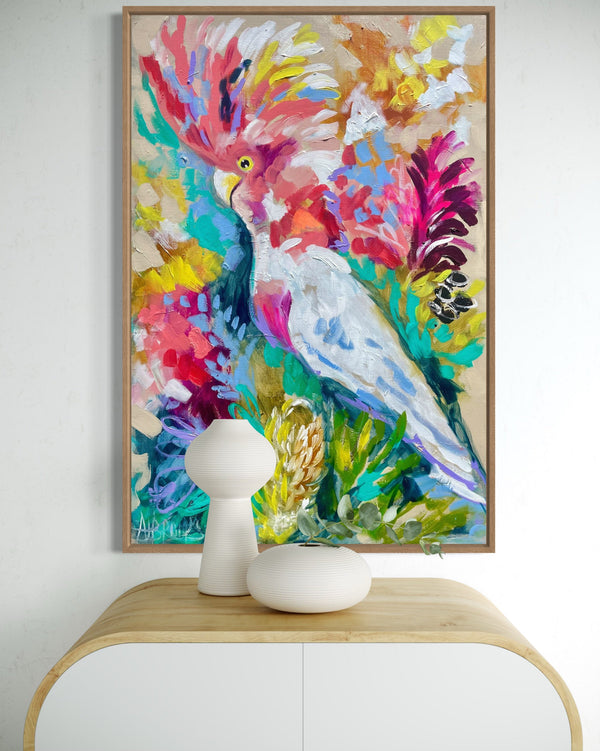 Major Mitchell - 60x90 cm - original on Belgian linen