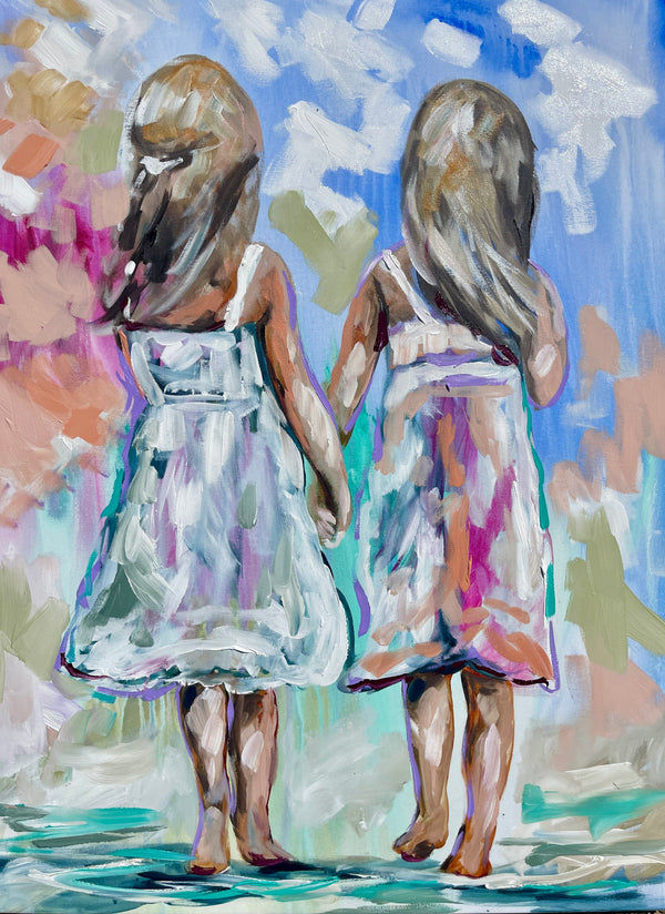 Hand in hand   - art print