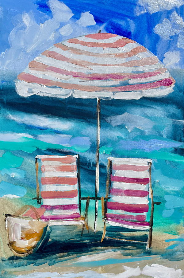 Beach days  - art print