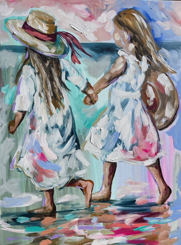 Sisterly love  - art print