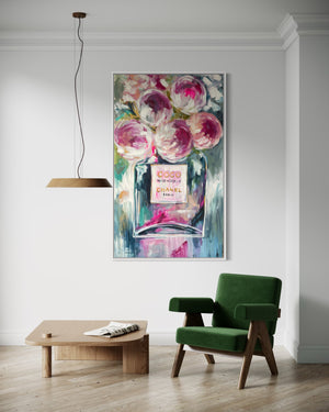 Coco Mademoiselle- original on gallery canvas 90x150  cm