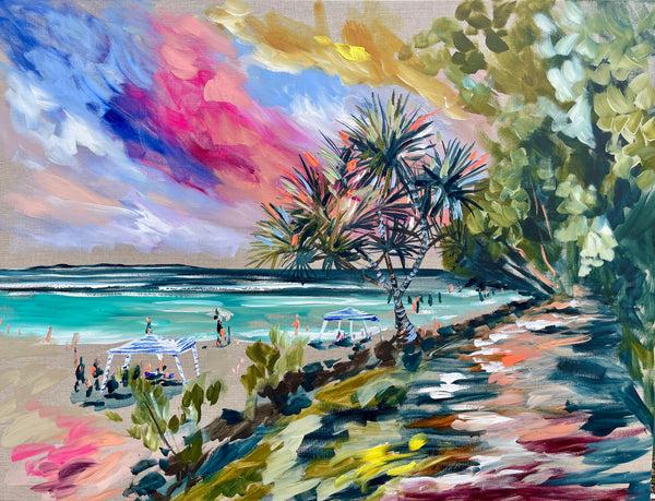 Our favorite place - Noosa Beach - art print