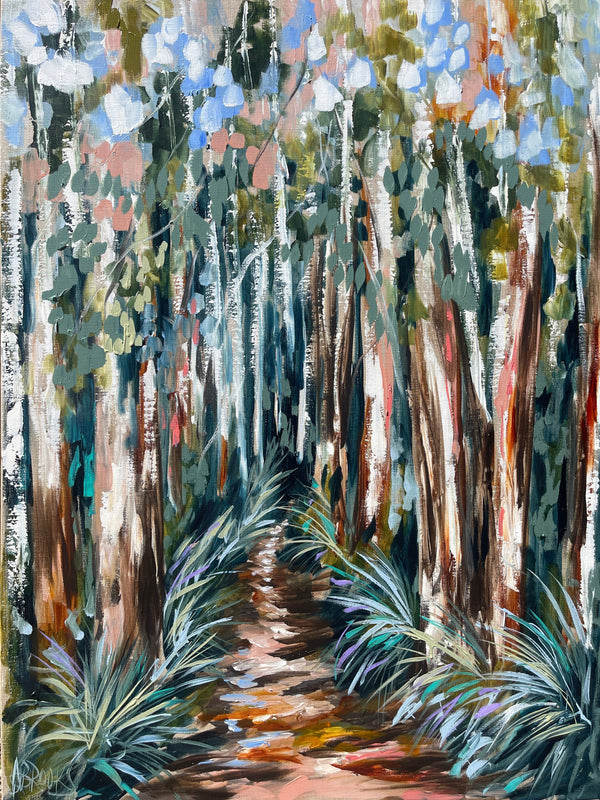 Australian bush walk  - art print