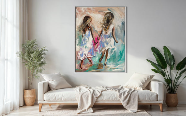 Forever young -original on gallery canvas  75x100 cm
