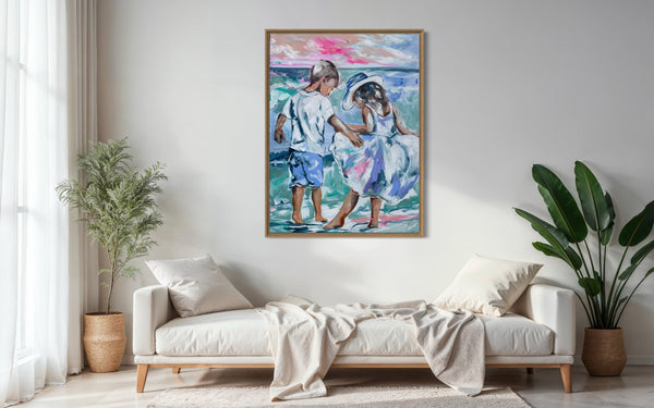 Making memories  -original on gallery canvas  75x100 cm