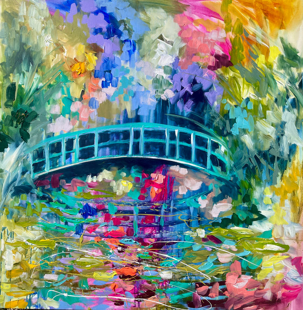 The painted pond - art print