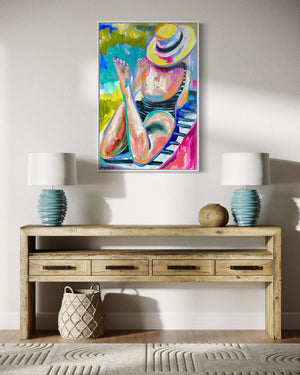 LA SIRÈNE- original on gallery canvas  60x90 cm