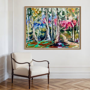 Glistening gums -original on gallery canvas  - 75x100 Cm