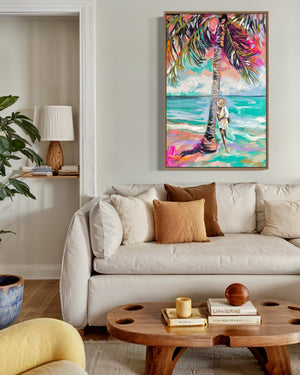 Island Style -original on gallery canvas 60x90 cm