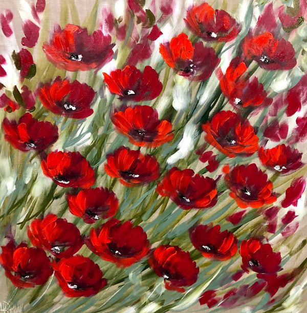 Poppy tribute - art print