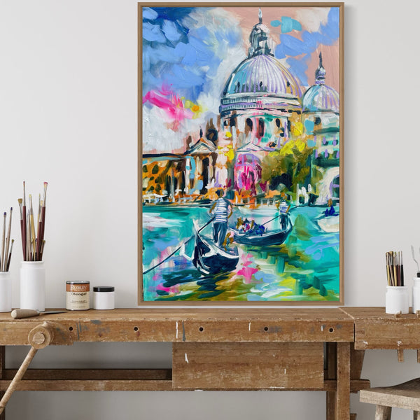 Memories of Venice  -60x90cm - original on gallery canvas