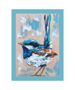 Blue Wren  - Tea Towel