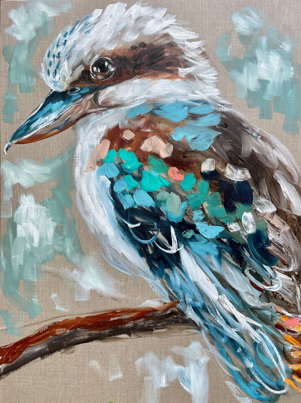 Home again kookaburra - art print