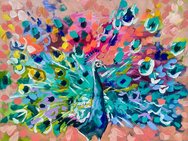 Paradiso peacock  - art print