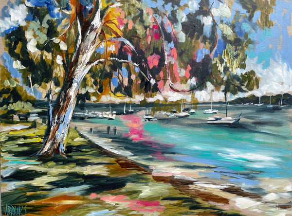 Sunday Strolls - Gympie Terrace -noosa river - art print