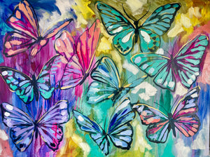Butterfly dreaming- art print