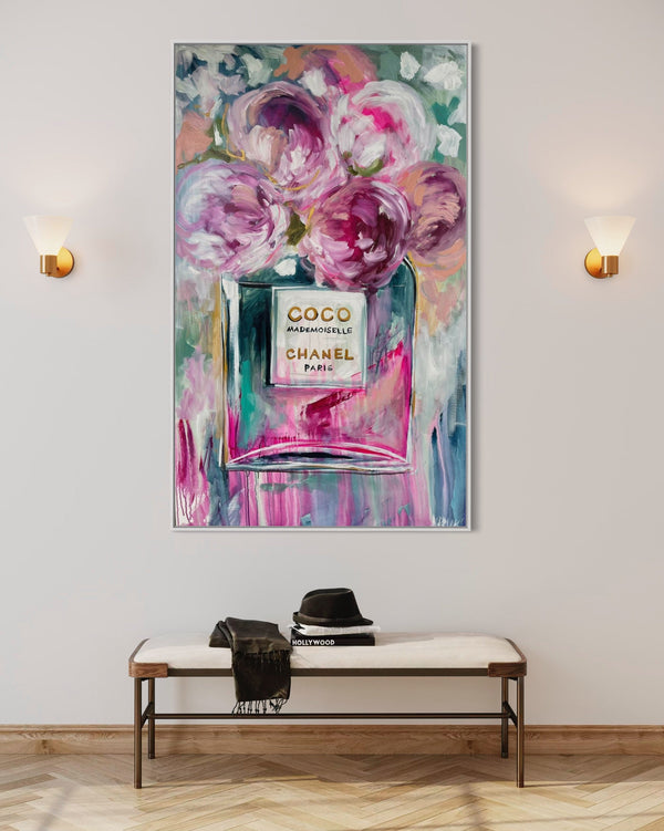 Coco Mademoiselle- original on gallery canvas 90x150  cm