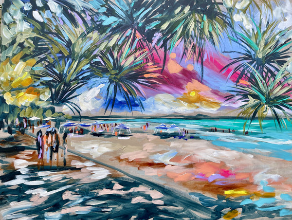 Sensational Summers - Noosa Main Beach - art print
