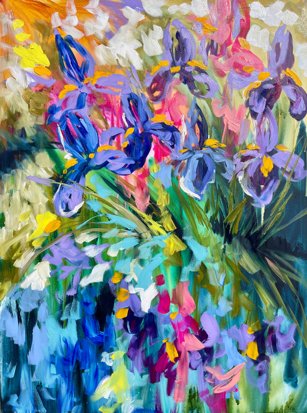 Dancing Iris - art print