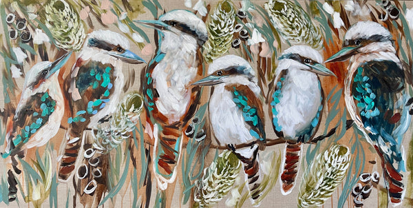 Home among the gum trees - art print