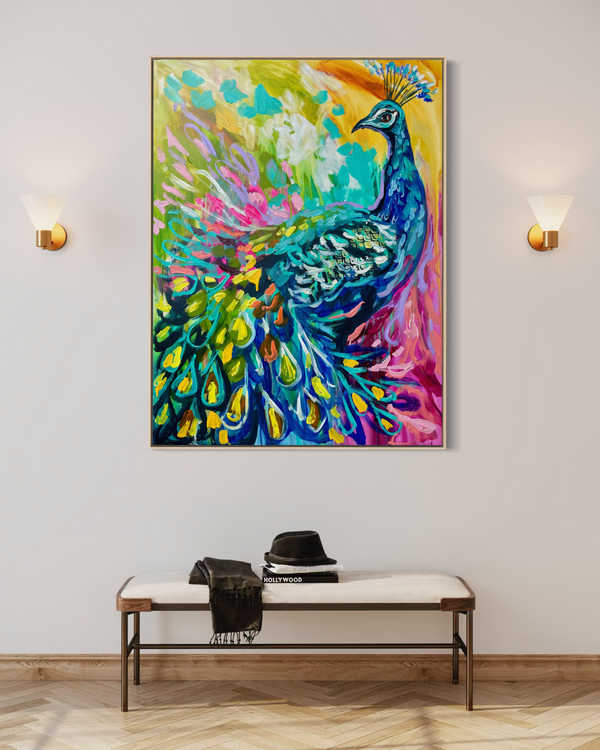 Sir Peregrine  - original on gallery canvas 75x100 cm