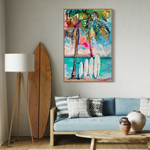 SUN DAYS  -original on gallery canvas 60x90 cm