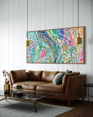 Magical Sunsets of the Kakadu- original on gallery Canvas 90x180cm