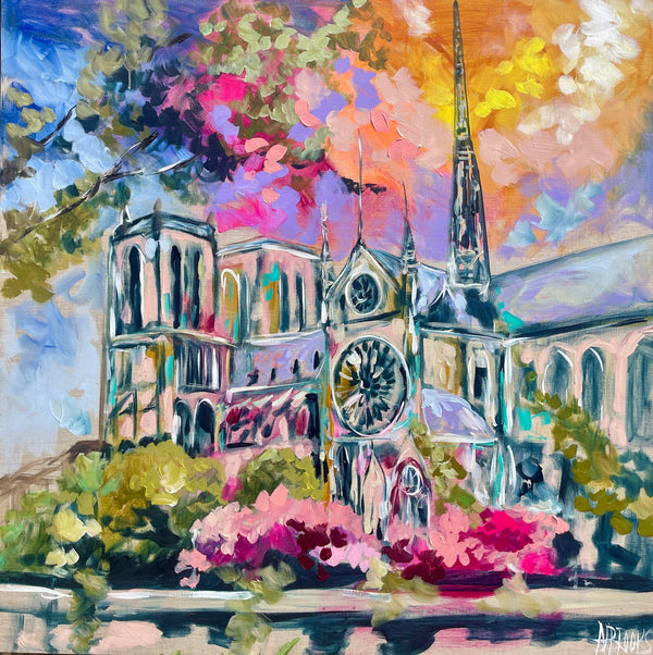 Notre-dame reverie -art print