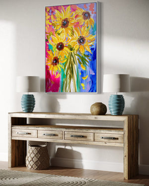 You are my sunshine - 60x90cm - Original on gallery canvas - lay by welcome