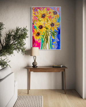 You are my sunshine - 60x90cm - Original on gallery canvas - lay by welcome