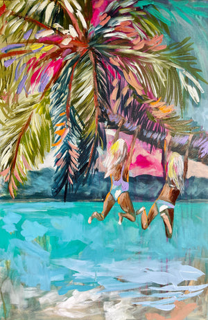 Tropicana- original on gallery canvas 60x90 cm