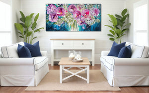 Dancing in the moonlight-Original on Gallery canvas 75x150 Cm