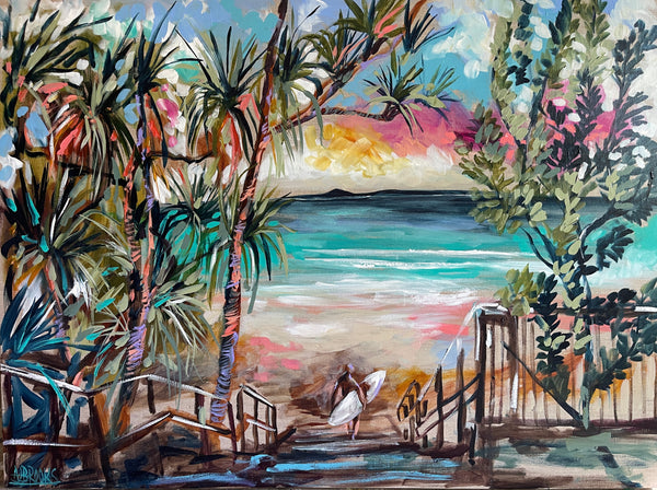 Paradise found - Little Cove -Noosa   - art print