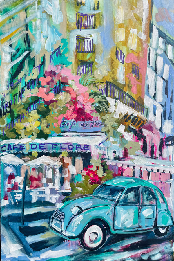 Cafe de flore - Paris - art print