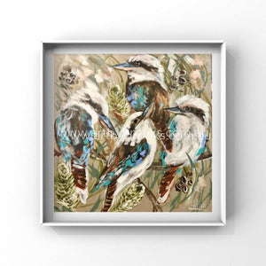 Australian Bush Kookaburra -Art Print Art