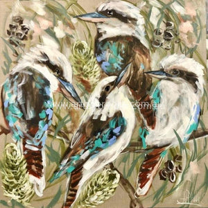 Australian Bush Kookaburra -Art Print Art