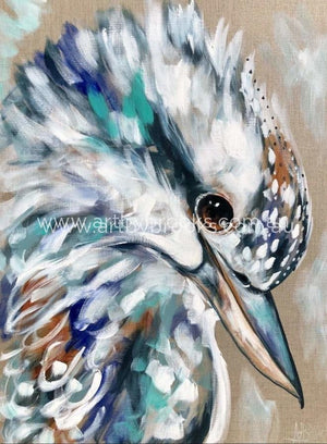 Azure Kookaburra - Art Print Art