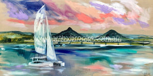 Bribie Island Sunset - Art Print Art