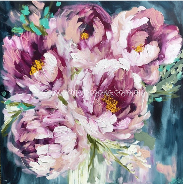 Count Your Blessings Peony - Art Print Art
